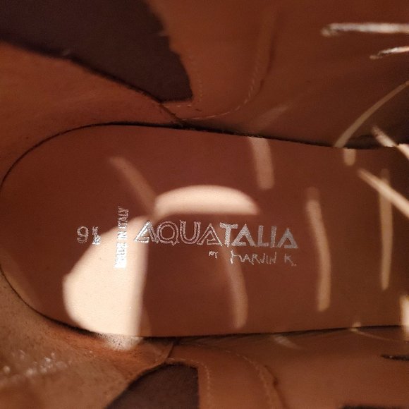 Aquatalia Tan Ankle Boots Size 9-1/2 - Picture 8 of 8